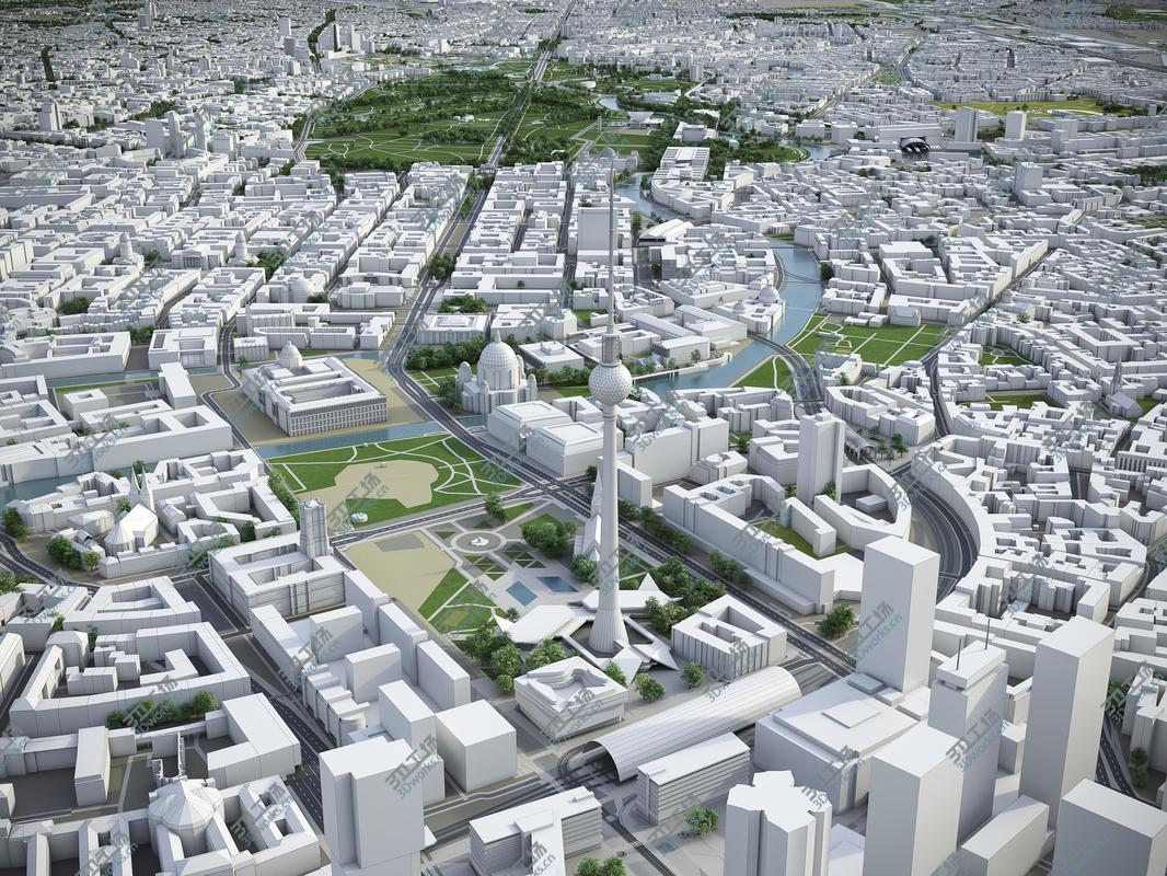 images/goods_img/20210313/Berlin - city and surroundings 3D model/4.jpg